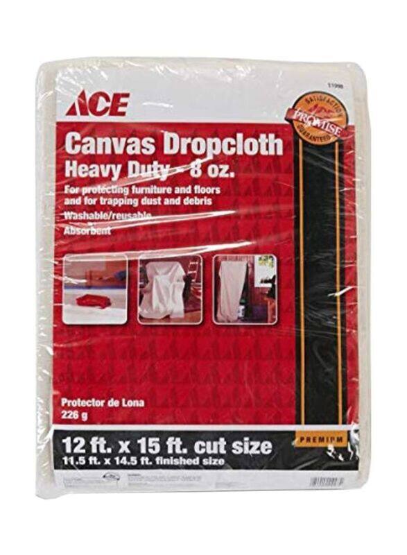 

ACE Heavy Weight Drop Cloth, 274x457cm, White