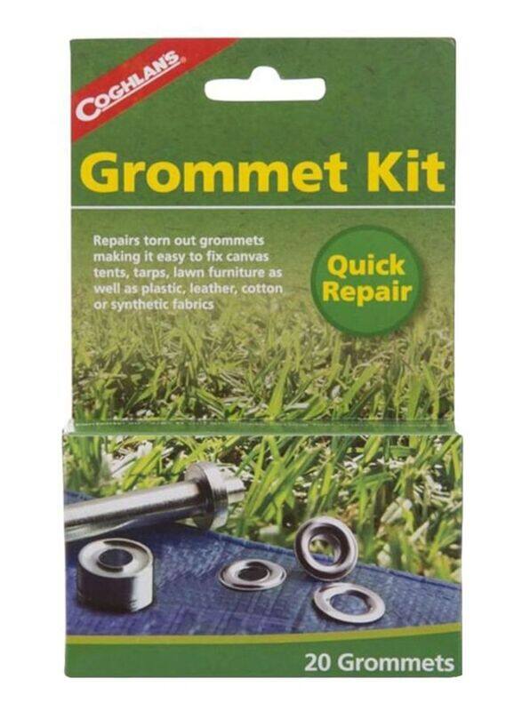 

Coghlans Quick Repair Grommet Kit Silver, 20 Pieces, Silver
