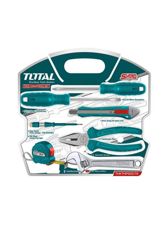 

Total 7-Piece Hand Tools Set, THKTHP-90076, Blue