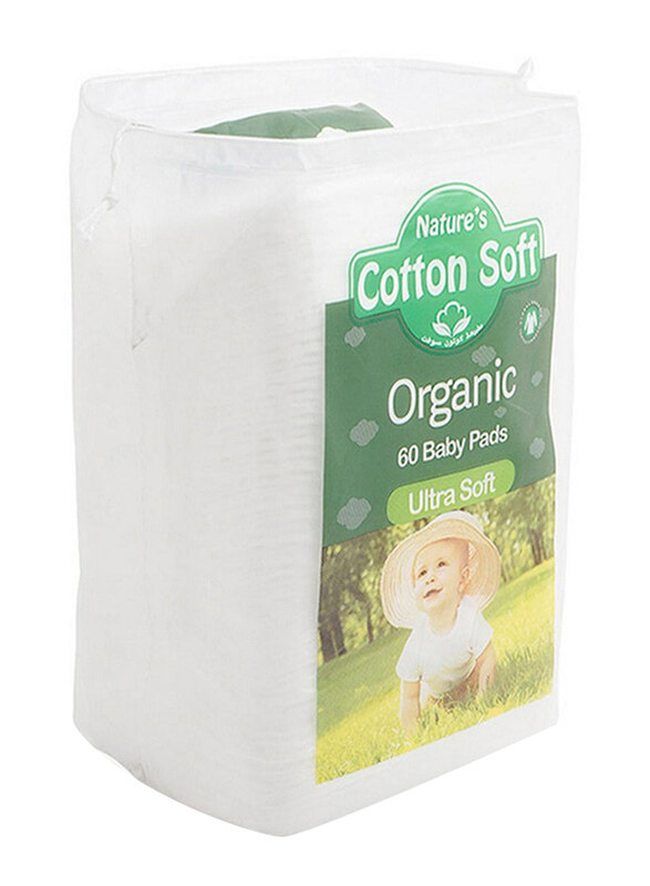 

Nature's Cotton Soft Organic Baby, 60 Pieces
