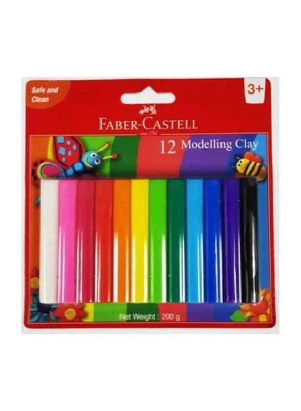 

Faber-Castell Modelling Clay, 12 Pieces, Red/Yellow/Green