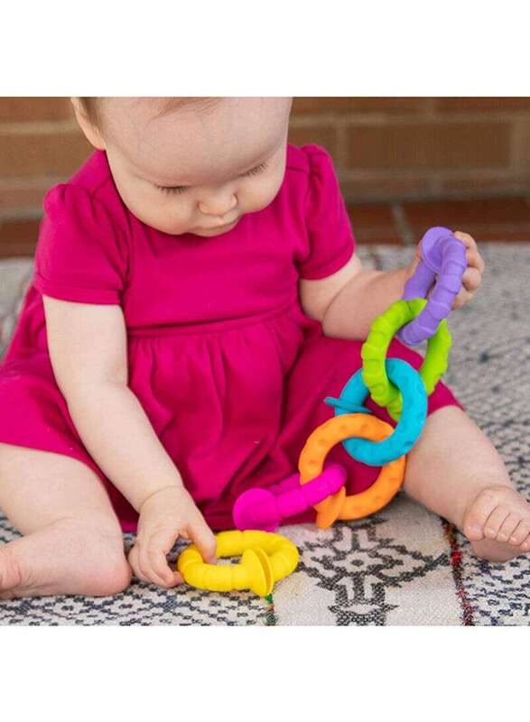 Fat Brain Toys Pipsquigz Ringlets Toys And Gifts Set for Babies, Ages 1+, Multicolour