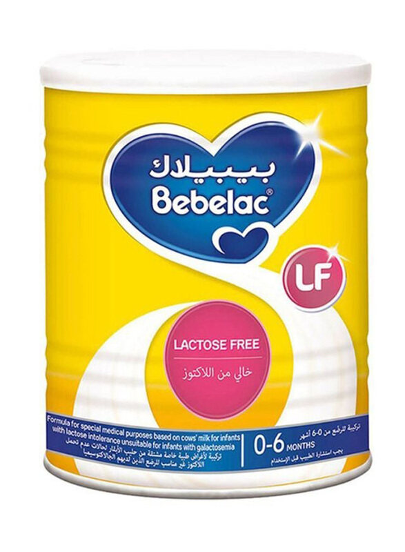 

Bebelac Lactose Free Milk Formula, 400g