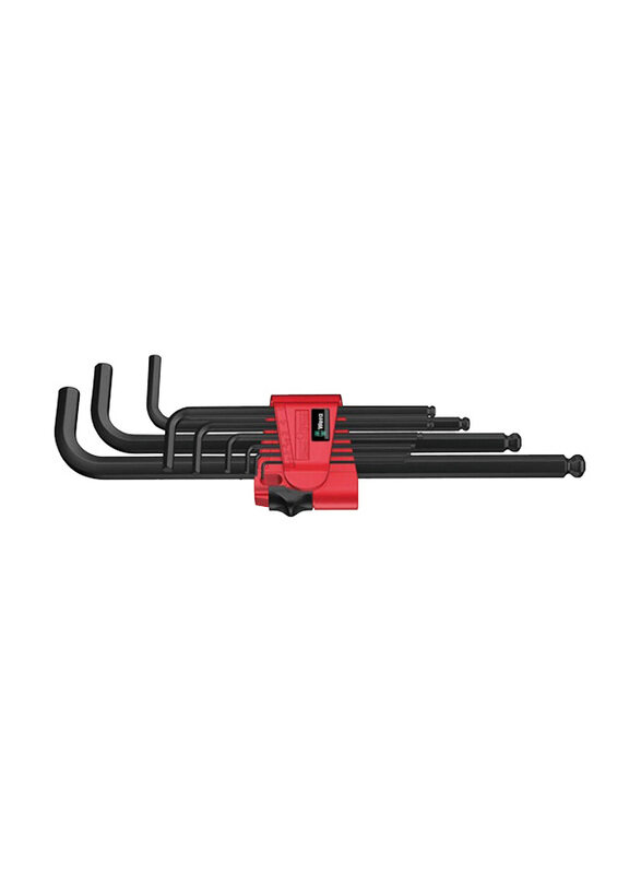 

Wera 9-Piece Ball Point L Shaped Hex Key, Black