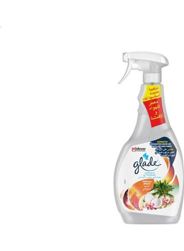 

Glade Multipurpose Air Freshener with Tropical Breeze Scent, 500ml