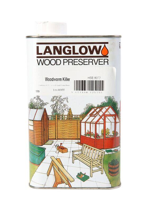 

Langlow Wood Preserver Wood Worm Killer, 1 Liter