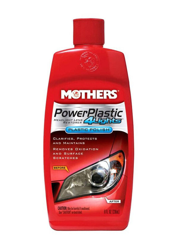 

Mothers 236ml Powerplastic 4 Lights Polish, Red