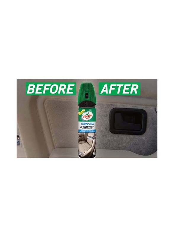 Turtle Wax 400ml Power Out! Upholstery Cleaner & Protector, Multicolour