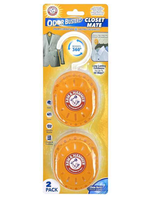 

Arm & Hammer Odor Busters Closet Mate, 2 Pieces