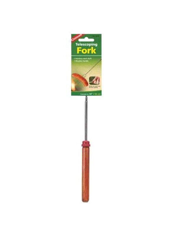 

Coghlans 34-inch Telescoping Barbeque Fork, Silver/Brown