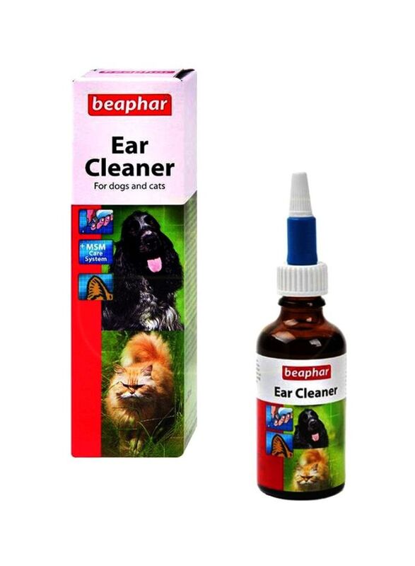 Beaphar Pet Ear Cleaner, 50ml, Multicolour