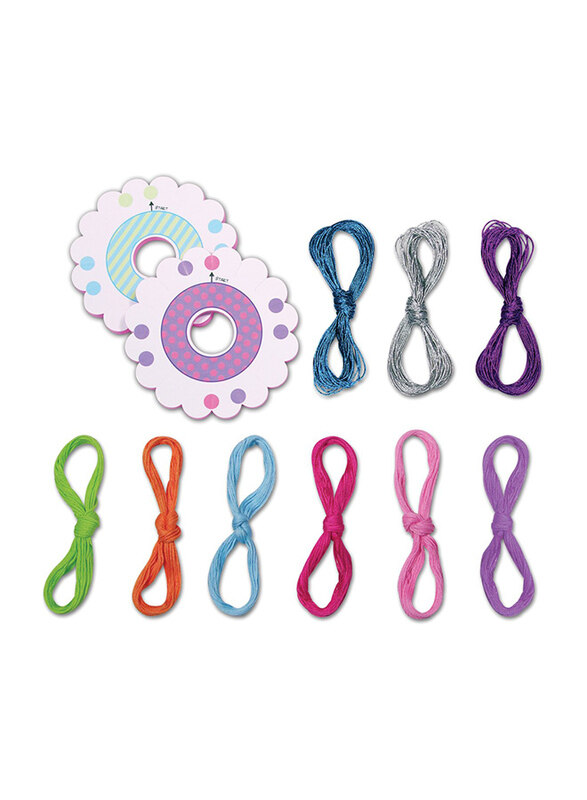 

Creativity for Kids Friendship Bracelet Craft Kit, 8 Pieces, Ages 7+