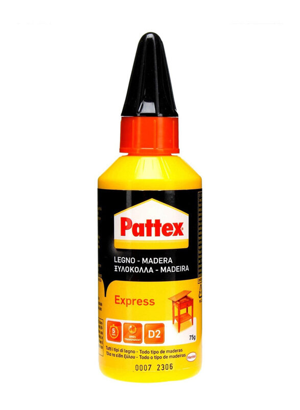 

Pattex 75gm Express Wood Glue, Yellow