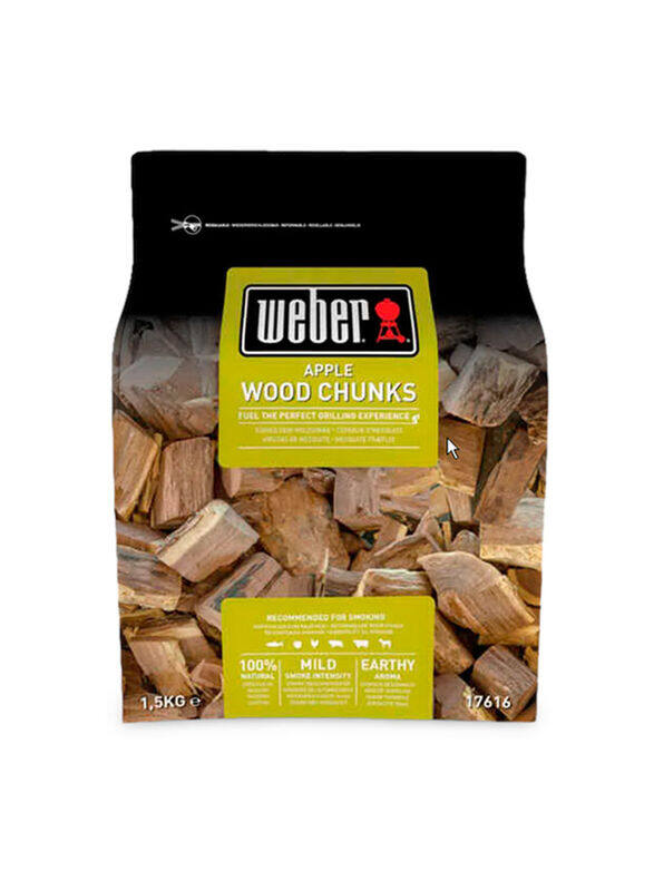 

Weber Smoking Apple Wood Chunks, Beige