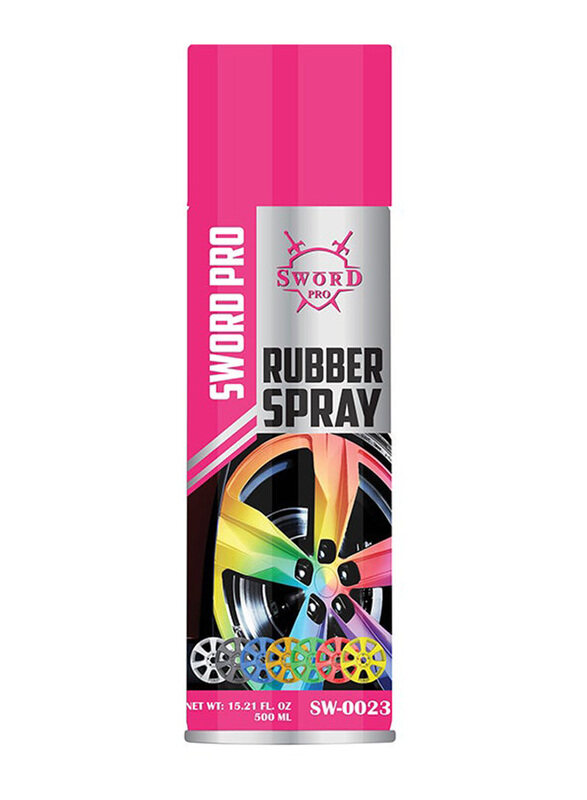 

Sword Pro 500ml Matt Rubber Spray, Pink