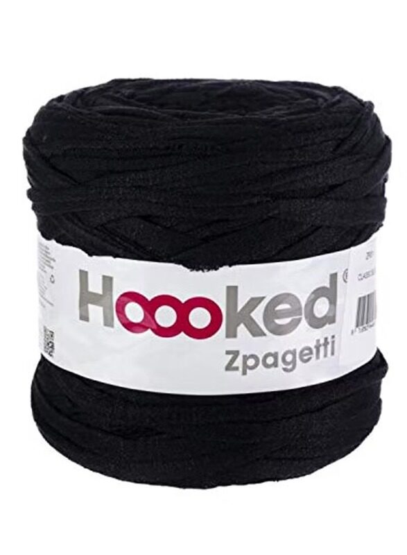 

Hoooked Zpagetti Yarn, 4+ Years, Dark Black