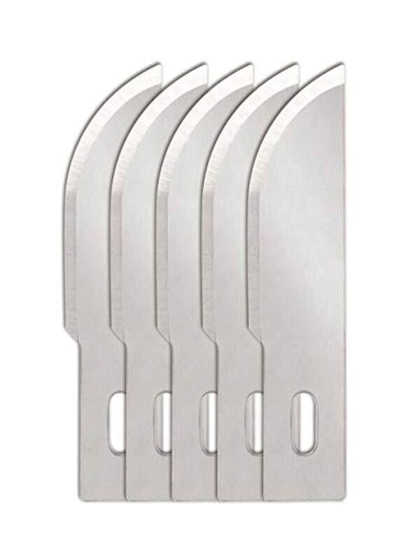 Fiskars Curved Blades, 5 Pieces, Silver