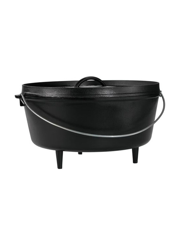 

Lodge 3.7 Ltr Iron 4 Quart Camp Dutch Oven, L10C03, Black