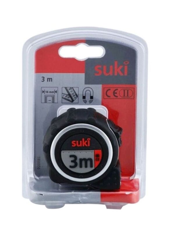 Suki 3m Portable Double Sided Measuring Tape, Multicolour