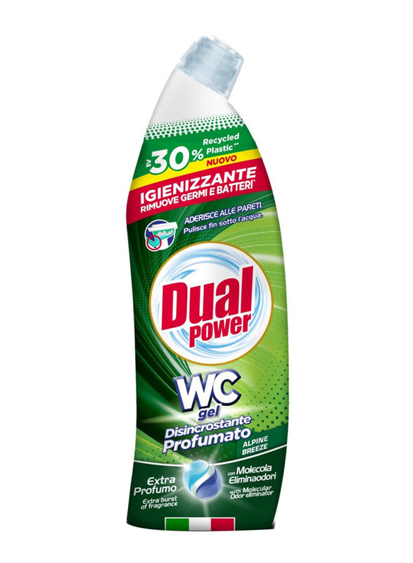 

Dual Power WC Toilet Lime Scale Removing Gel, 700ml