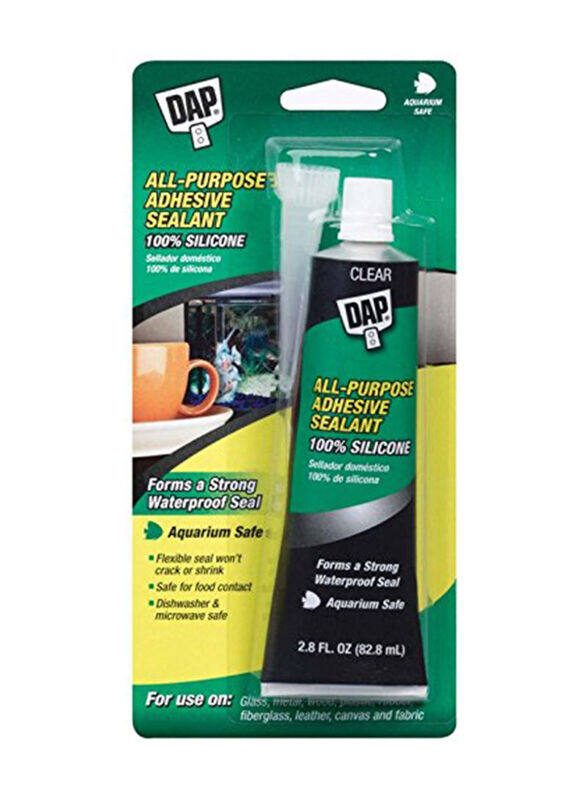 

Dap 2.8oz All-Purpose Adhesive Sealant, Clear