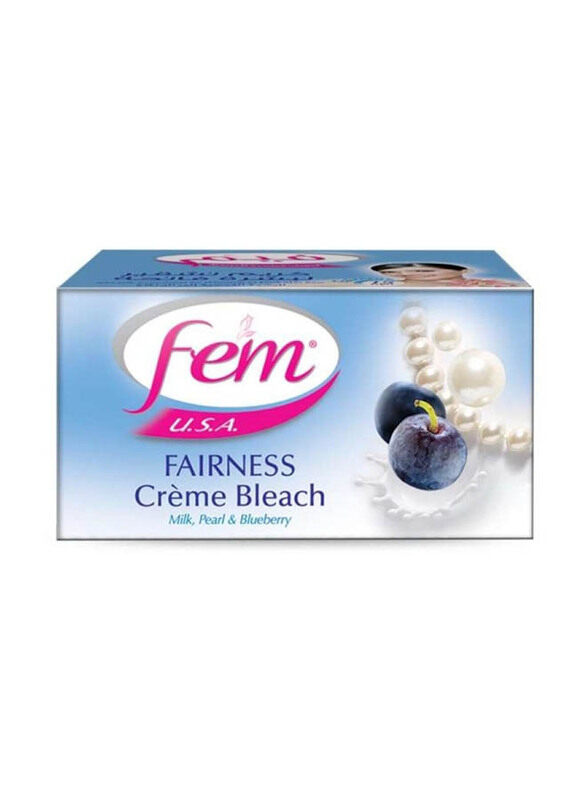 

Fem Milk Pearl & Blueberry Fairness Cream Bleach, 50g