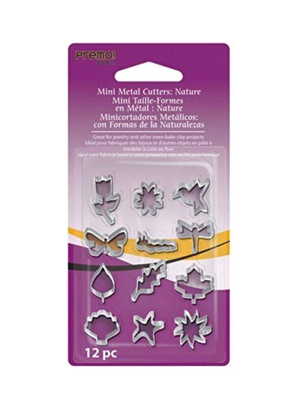 

Polyform Premo Mini Metal Cutters Set, 12-Piece, Silver