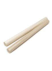 Darice 2-Piece Wooden Craft Dowel Rod, 7/8 x 12-Inch Beige