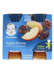Gerber Apple Prune Juice, 4 x 473ml