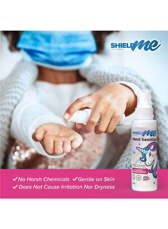 Shieldme Kids Hand Sanitizer & Surface Disinfectant for Girls, 100ml