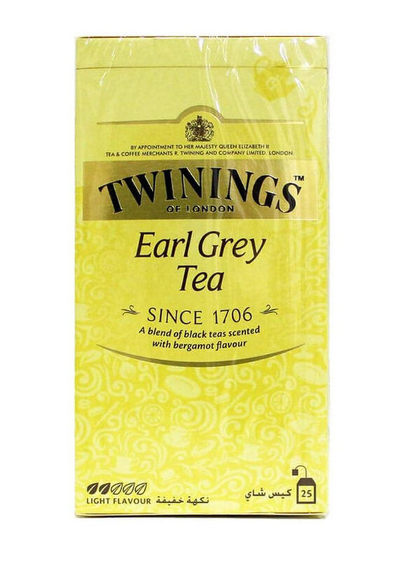 

Twinings of London Early Gray Tea Bags, 25 Tea Bags