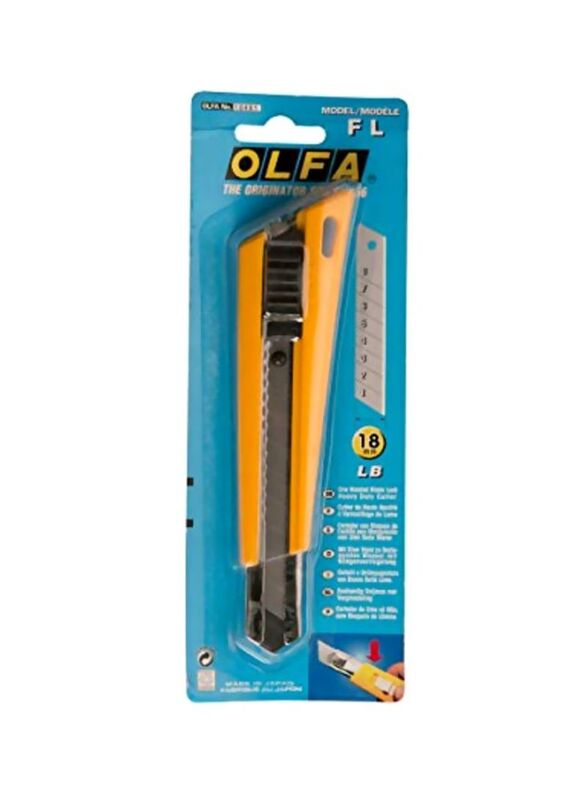 Olfa 18mm Knife With Blade, Multicolour
