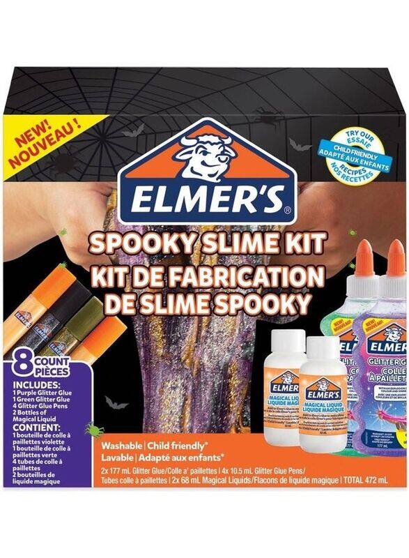 

Elmer's Spooky Slime Kit, 8 Pieces, Multicolour