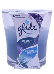 Glade Moonlit Walk Candle, 3.4oz, Blue