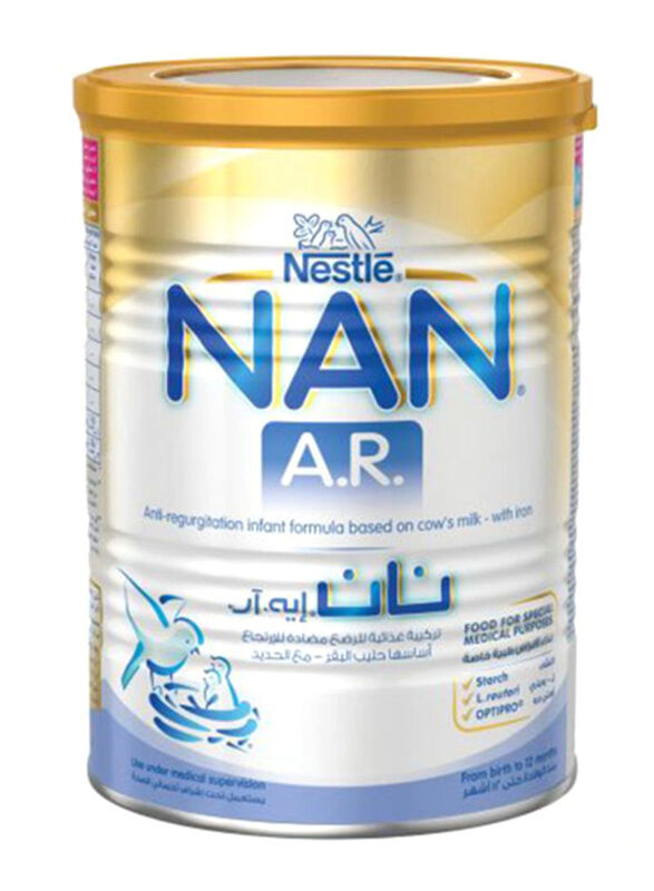 Nestle Nan AR Infant Formula Baby Food Powder, 0-6 Months, 400g