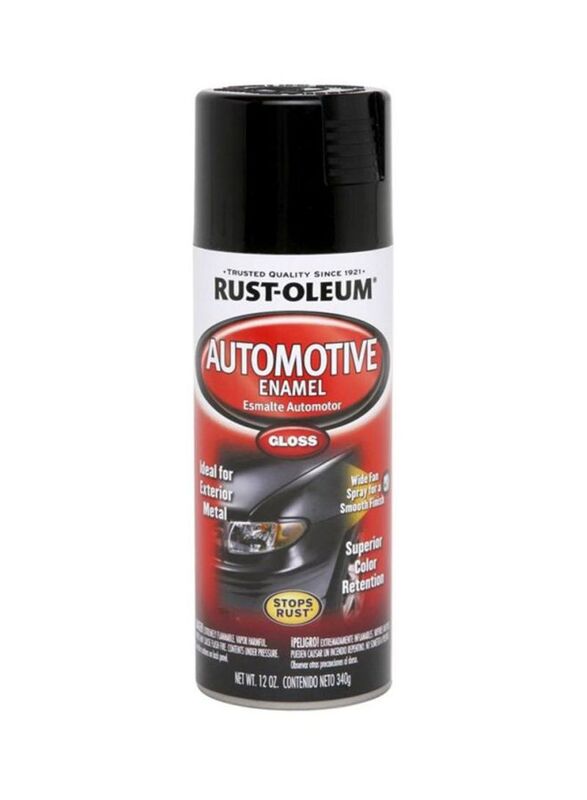 Rust-Oleum 340gm Automotive Enamel Paint Spray, Black