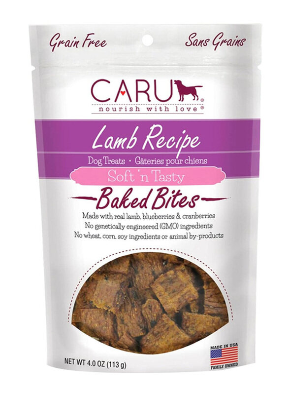 

Caru Soft N’ Tasty Baked Bites Dry Dog Food with Lamb Recipe, 113g