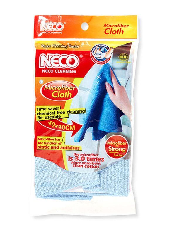 Neco Microfiber Cloth, 14cm, Blue