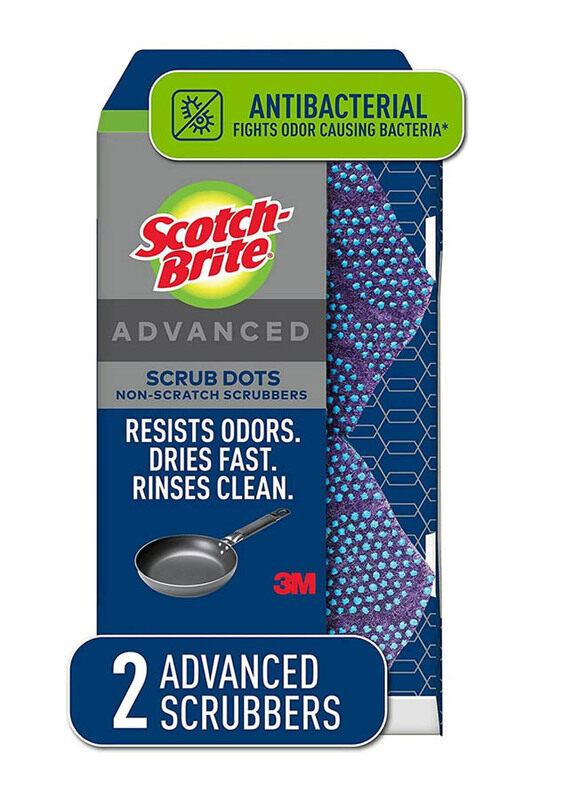 

Scotch Brite Dotted Scrubbers Sponges, 2 Pieces