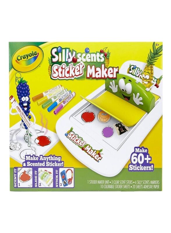Crayola Silly Scents Sticker Maker Set, Multicolour