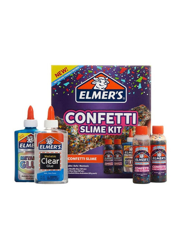 

Elmers 2-Piece Confetti Slime Kit, Multicolour, Ages 3+