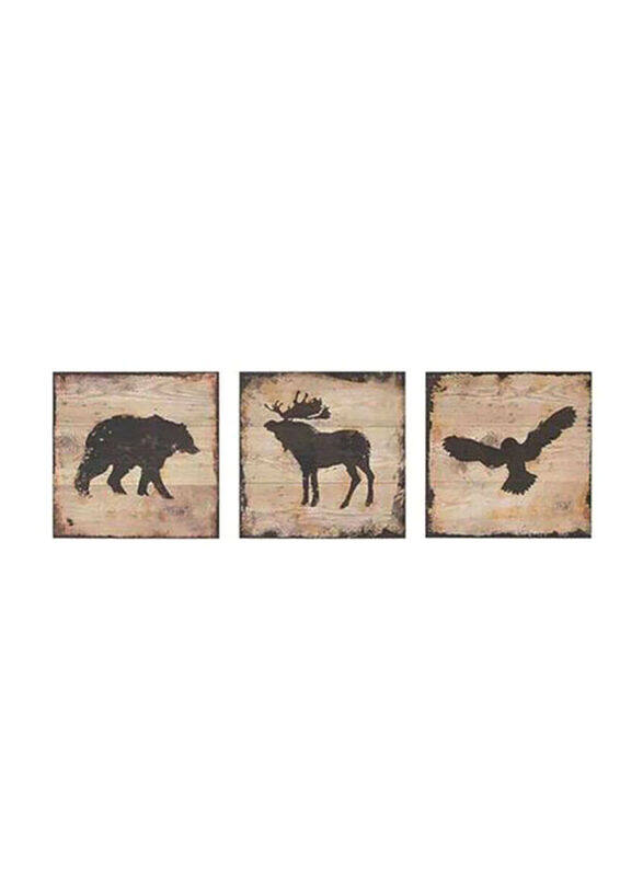 

Generic Bjornamo Picture, 3 Pieces, Black/Beige