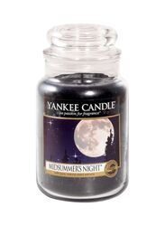Yankee Candle Midsummers Night Classic Jar Scented Candle, Black/Clear