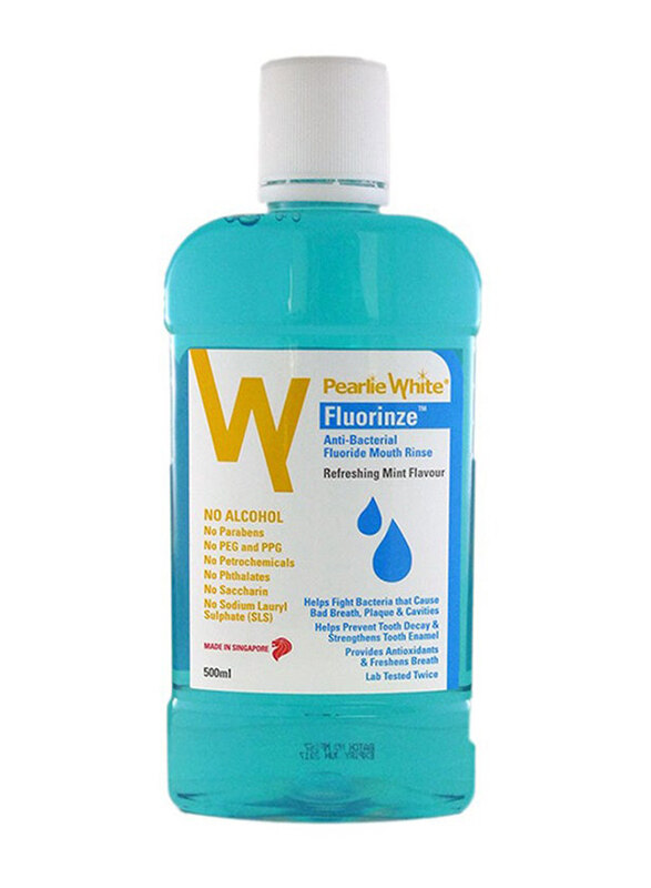 

Pearlie White Anti-Bacterial Fluoride Mouth Rinse Multicolour, 500ml