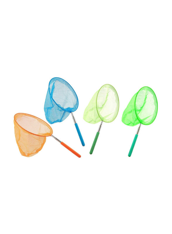 

Generic Bugs Catching Telescopic Mesh Net, 4 Pieces, Multicolour
