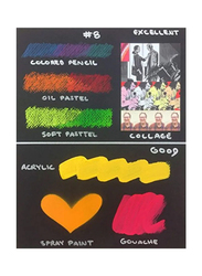 Crescent Creative Products Textured Black Board Set, 3-Piece, Black