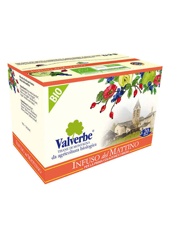 

Valverbe Organic Morning Tea, Pack of 20 x 30g