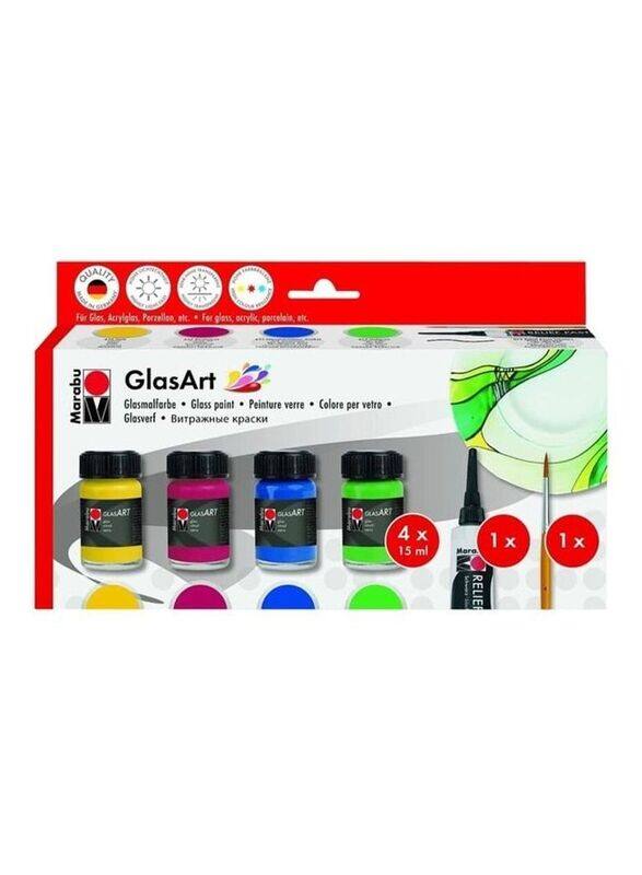 

Marabu Glasart Starter Paint Set, 6 Piece, Multicolour