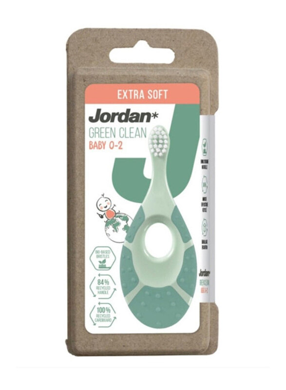 

Jordan Green Clean Baby Extra Soft Toothbrush, Green