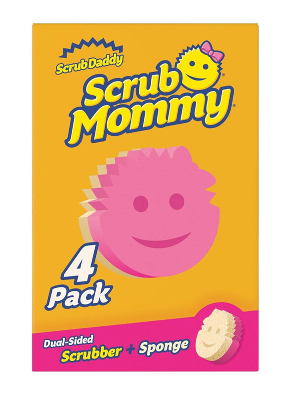 

Scrub Daddy Scrub Mommy Scrubber & Sponge, 4 Pieces